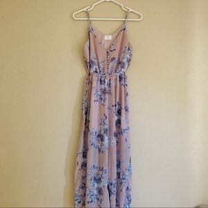 Blush Flowery Jumpsuit